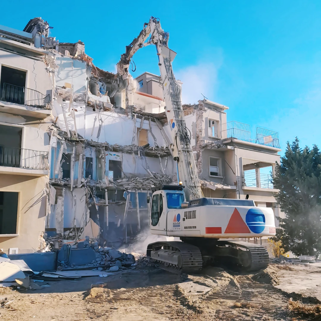 Demolición de edificios Deltapunt