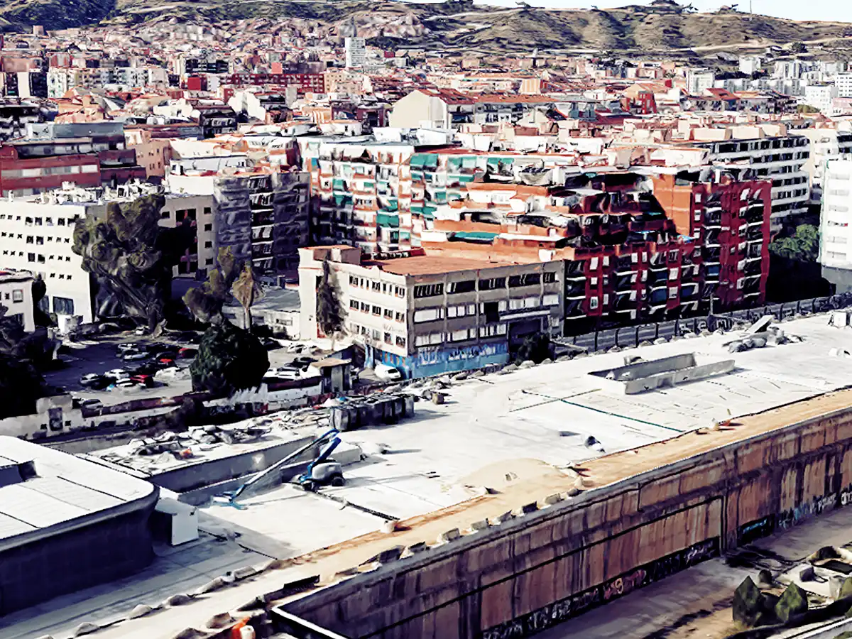 Derribo edificio Andana Estació adjudicado a Deltapunt